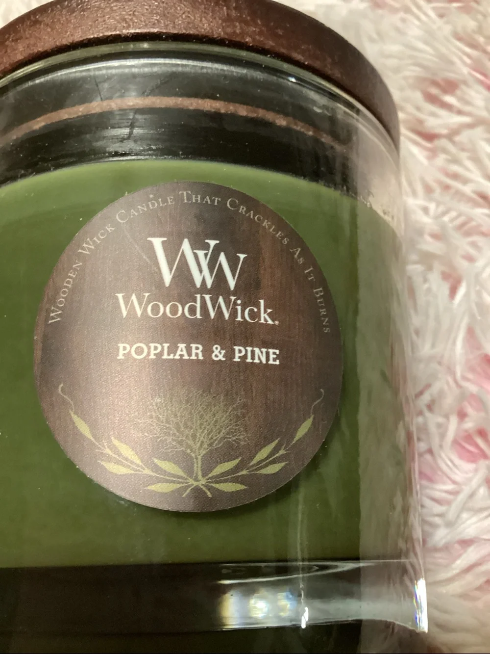 WoodWick Poplar & Pine Candle